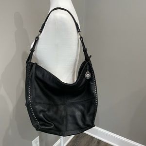 The Sak Black Leather Hobo Bag